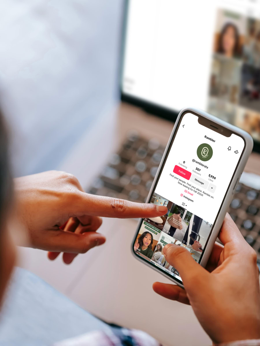 Person on Rambler ATX TikTok